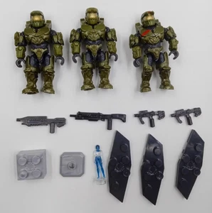 Mega Construx Bloks Halo Red Team Jerome-092 Douglas-042 Alice-130 Weapon Set - Picture 1 of 2