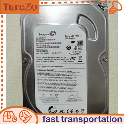 Original Seagate ST3160813AS 160GB 7200RPM SATA 3.5" HDD Hard Disk Drive - Image 1 of 3