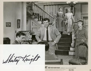 Shirley Knight - signierte Karteikarte mit einem s/w Vintage Foto - Bild 1 von 1