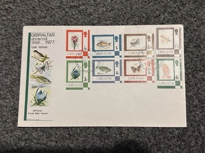GB GIBRALTAR 1977 Flora & Fauna DEFINITIVE FDC - Image 1 of 2