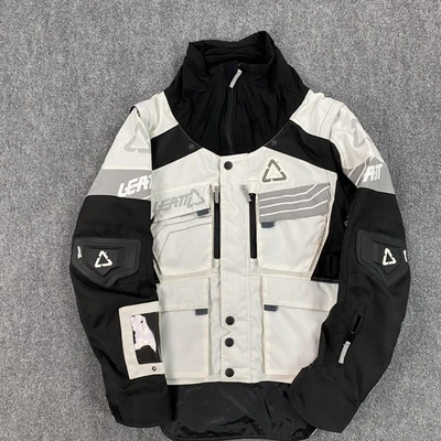 Leatt Jacket Mens Small Black Motorcycle Enduro 5.5 Armor Mesh Lined Off Road - Image 1 of 4