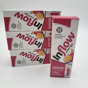 (4) Cirkul Inflow Energy Passion Dragon Fruit Sip Cartuchos Cafeína BB 11/26 - Imagen 1 de 7