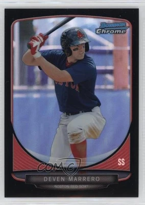 2013 Bowman Chrome Prospects Black Refractor /15 Deven Marrero #BCP120 - Image 1 of 2