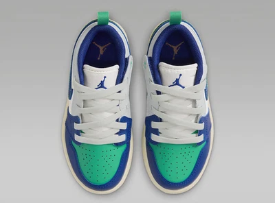 Jordan 1 Low Sail Verde Neutro Gris Azul Marino Niños Pequeños (PS) | Talla 11C - 3Y Foto 1 de 4