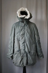 Vtg Genuine US Air Force N-3B Extreme cold weather Parka coat medium mod revival - Picture 1 of 17