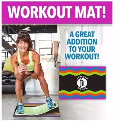 Simply Fit Workout Mat Custom Fit for Simply Fit Exercise Board 25.5in x 18" New - Image 1 of 4
