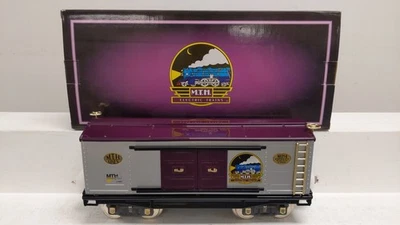 MTH 10-1109 Standard Gauge MTHRRC Purple/Silver Tinplate Boxcar #214 EX/Box - Image 1 of 4