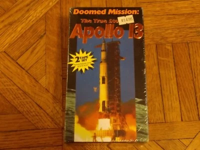 Brand NEW Sealed VHS 2 tape set "Apollo 13 Doomed Mission" The True Story - Image 1 of 4