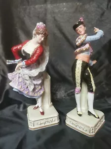 Paar Porzellanfiguren Schierholz Thüringen Torero / Tänzerin 409/21 - Bild 1 von 8
