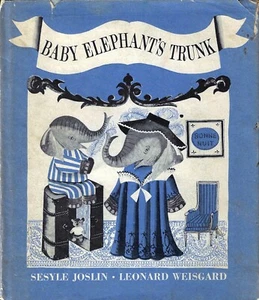 Leonard Weisgard BABY ELEPHANT'S TRUNK 1st Ed 1961 French language - Imagen 1 de 2