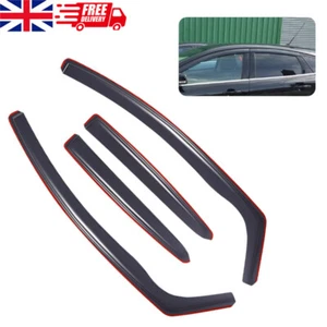 Genuine Wind Deflectors Ford Focus III MK3 5-doors 2011-2018 Hatch Smoke Tinted - Picture 1 of 11