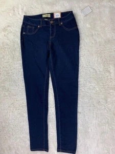 Mudd Size 14 Girls Jegging Stretch Dark Wash Low Rise New - Picture 1 of 4