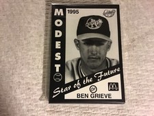 1995 Modesto A’s Minor League Team Issued Set - 32 Cards - Mint - Ben Grieve
