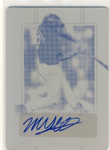 MAC GUSCETTE 2019 Leaf Perfect Game PG National Showcase Plate AUTO /1 ALABAMA
