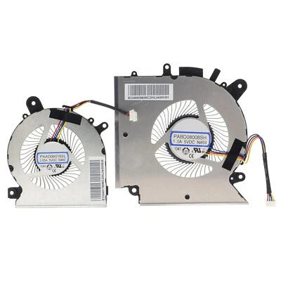 CPU & GPU Cooling Fan For MSI Katana GF66 Pulse GL66 PABD08008SH N459 MS-1581 - Image 1 of 4