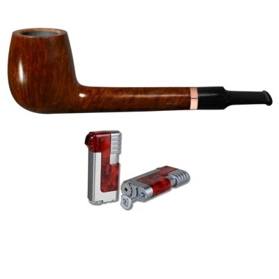 Vauen Pfeife SIX 1106 6mm + Necuma Pfeifenfeuerzeug - Bild 1 von 3