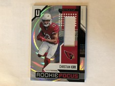 2018 Unparalleled Football Rookie Focus Memorabilia Prime Whirl #15 Christian Ki