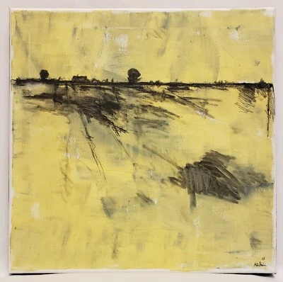 No.580 Original Modern Minimal Impressionistic Landscape Painting By K.A.Davis - Image 1 of 4