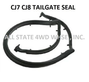 FITS JEEP PARTS NEW TAILGATE WEATHERSTRIP RUBBER SEAL 1976-86 CJ7 CJ8 SCRAMBLER - Picture 1 of 2