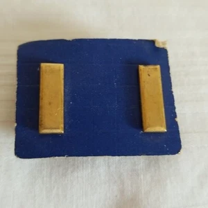 Vintage Military Gold Bars Set Of 2 - Picture 1 of 4