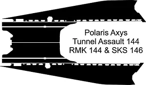 POLARIS AXYS TUNNEL decal GRAPHICS 600 RMK switchback assault 144 155 Wrap - Bild 1 von 1