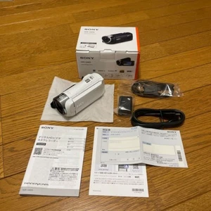 [Fast neuwertig] Sony HDR-CX470 weiß Handycam Camcorder 32 GB optisch aus Japan - Bild 1 von 10