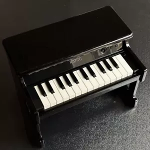 Korg tiny PIANO black 25key mini piano keyboard instrument Working JP - Picture 1 of 6