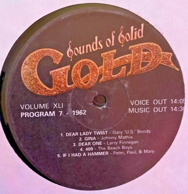 Radio Show USMC GOLD XLI 7&8 1962/'63: PETER,PAUL & MARY, KAI WINDING, RAN-DELLS - Image 1 of 2