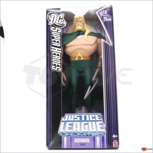 Justice League Unlimited Aquaman w/ cape 10 inch 25cm DC super heroes purple box - Picture 1 of 2