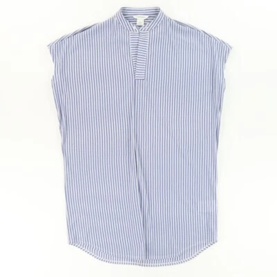 Club Monaco Knit Shirt Dress Robe Striped Blue Women's XS - Image 1 of 4