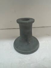 Studio McGee 3.5" x 3.5" Soapstone Taper Candle Holder Gray Short new