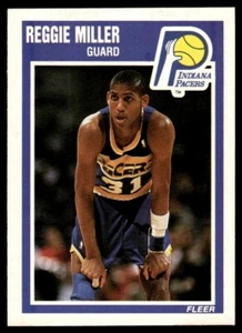REGGIE MILLER 1989-90 FLEER #65 - Picture 1 of 2