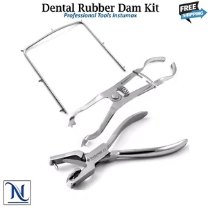 Ainsworth Rubber Dam Clamp Forceps Light Weight Ivory Endodontic Instruments Kit - Picture 1 of 4