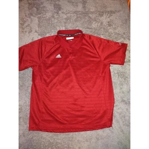 Adidas ClimaLite Golf Polo Shirt Multi Vans Logo Athletic Orange Men's XL Sporty - Picture 1 of 6