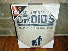 STAR WARS THESE AREN'T THE DROIDS YOU'RE LOOKING FOR CANVAS FRAMED 11" X 14" HTF