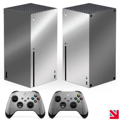 Autocollant vinyle autocollant couleur argent brillant xbox series x - Photo 1/2