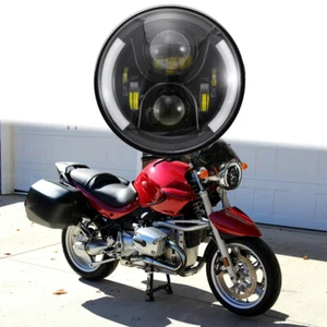 7" Motorcycle LED Headlight Plug&Play Hi-Lo Beam For BMW R1150 R1200 R Nine T - Picture 1 of 11