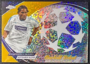 Didier Drogba 2024 Topps Chrome Starball Debut Gold Refractor /50 #SD-7 - Picture 1 of 2