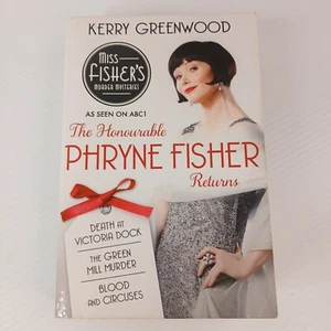 3 in 1 Kerry Greenwood The Honourable Phryne Fisher Returns Paperback Book - Picture 1 of 12