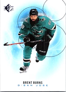 2020-21 SP Authentic Hockey Blue #5 Brent Burns Sharks - Picture 1 of 2
