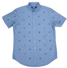 Ralph Lauren  Oxford Embroidered All Over Short Sleeve Shirt
