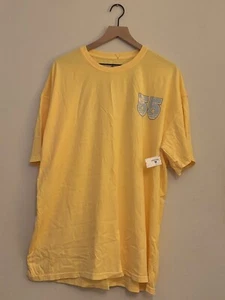 Disney Parks Yellow 55 Disneyland Short Sleeve Crewneck 2X 2XL XXL NWT - Picture 1 of 3