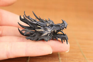 Collection Chinese old bronze handmade cast dragon statue gift