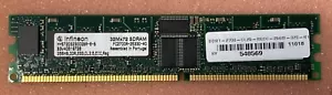 INFINEON HYS72D32300GBR-6-B 32Mx72 SDRAM PC2700R-25330-A0 256MB DDR 333 CL2.5 - Picture 1 of 7