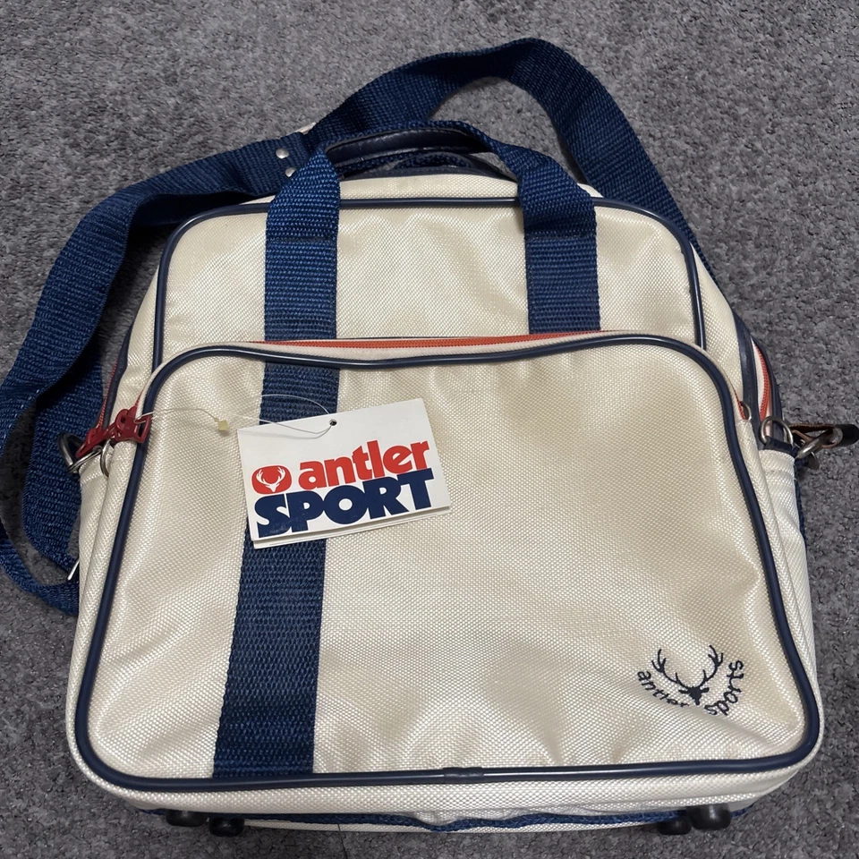 Maleta de mano de equipaje deportivo vintage Antler artículos de viaje británicos Foto 1 de 4