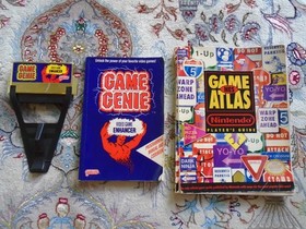 Game Genie Video Game Enhancer, Codebook, NES Game Atlas Nintendo Player's Guide