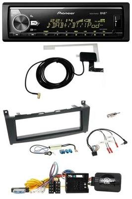 Pioneer Bluetooth DAB USB Lenkrad Autoradio für Mercedes C W204 S204 2007-2011 - Bild 1 von 4