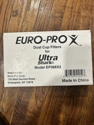 Euro-Pro Dust Cup Filters For Ultra Shark Model EP366X2 - Image 1 of 4