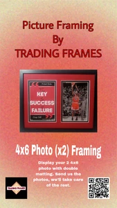 Marco de fotos personalizado - Foto 4x6 (x2) Tablero doble tapete deportes Pokemon automático - Imagen 1 de 8