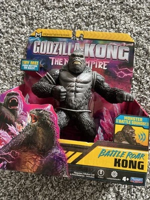 NEW Godzilla x Kong The New Empire Battle Roar KONG 2024 Playmates New Figure - Image 1 of 4